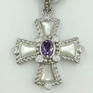 Judith Ripka Sterling Maltese Cross Enhancer